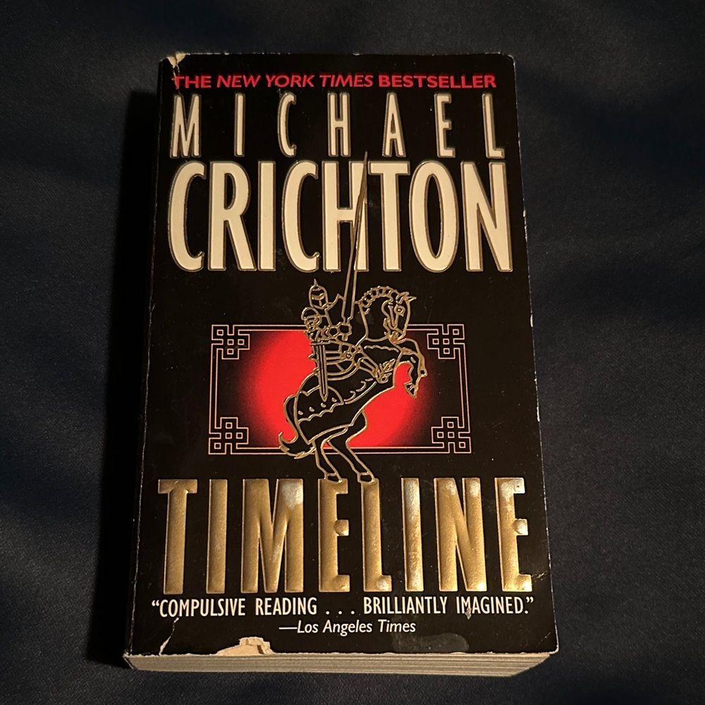 Michael Crichton 'Timeline' Paperback Book